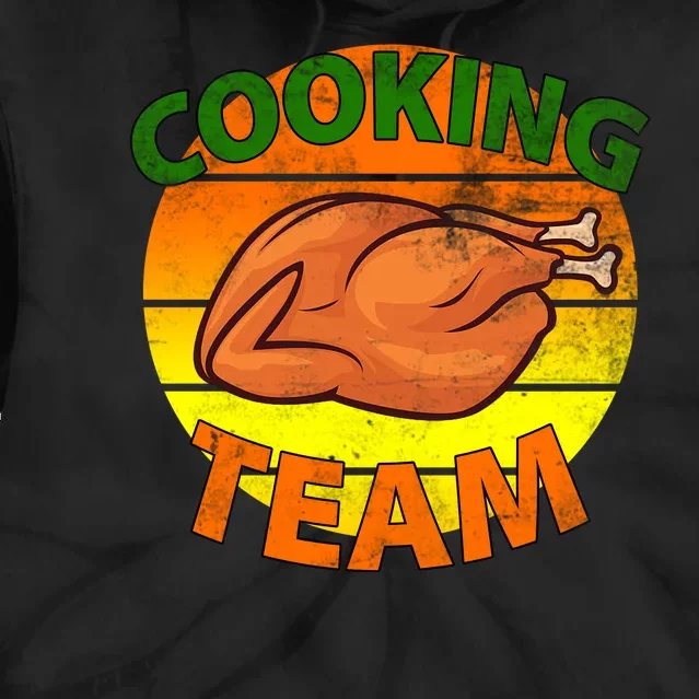 Thanksgiving Cooking Team Family Matching Tie Dye Hoodie