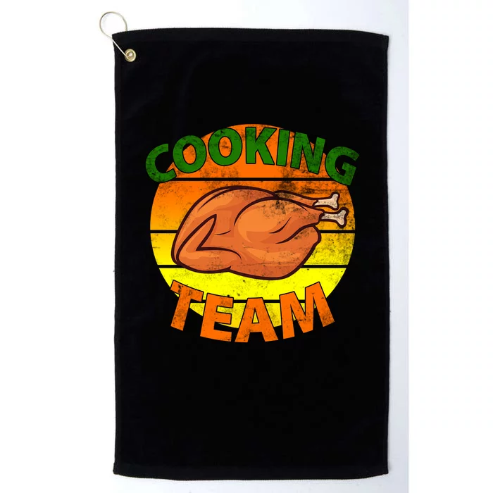 Thanksgiving Cooking Team Family Matching Platinum Collection Golf Towel