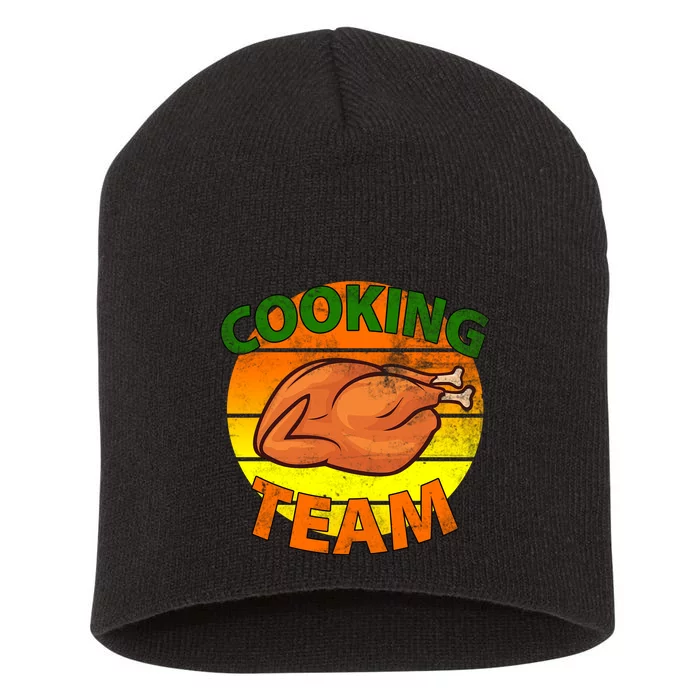 Thanksgiving Cooking Team Family Matching Short Acrylic Beanie