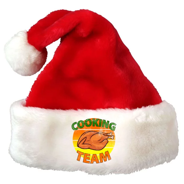 Thanksgiving Cooking Team Family Matching Premium Christmas Santa Hat