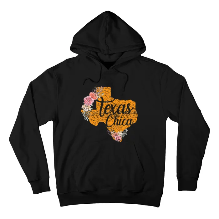 Texas Chica Texan Texas Map Texas Chica Hoodie