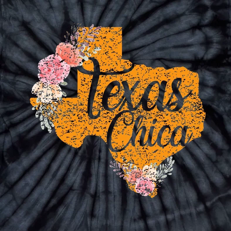 Texas Chica Texan Texas Map Texas Chica Tie-Dye T-Shirt