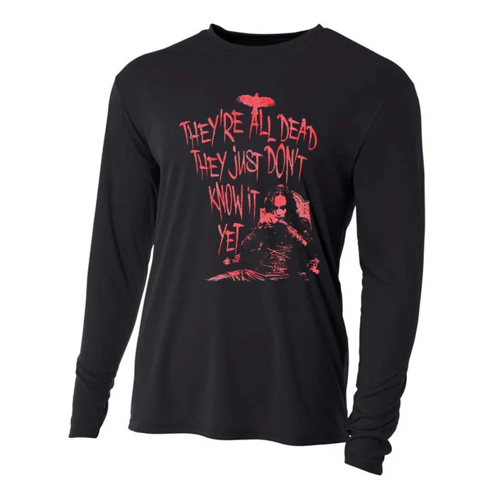 The Crow – They're All Dead Cooling Performance Long Sleeve Crew