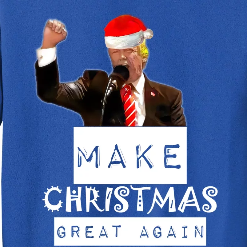 Trump Christmas Trumpmas Make Christmas Great Again Gift Tall Sweatshirt