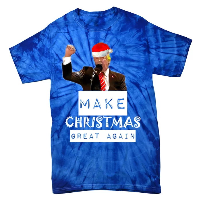 Trump Christmas Trumpmas Make Christmas Great Again Gift Tie-Dye T-Shirt