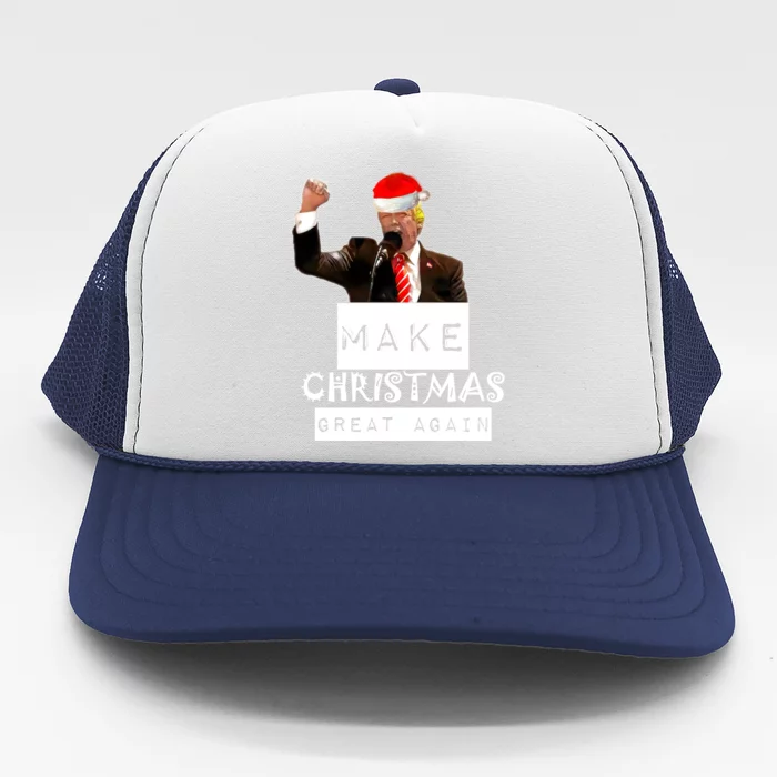 Trump Christmas Trumpmas Make Christmas Great Again Gift Trucker Hat