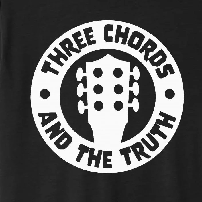 Three Chords & The Truth Country Folk Music Acoustic Guitar ChromaSoft Performance T-Shirt