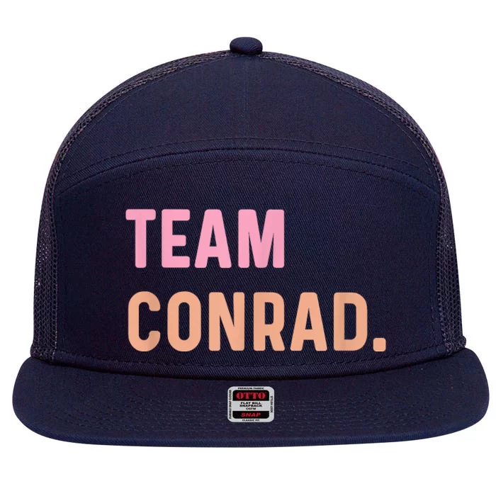 Team Conrad 7 Panel Mesh Trucker Snapback Hat