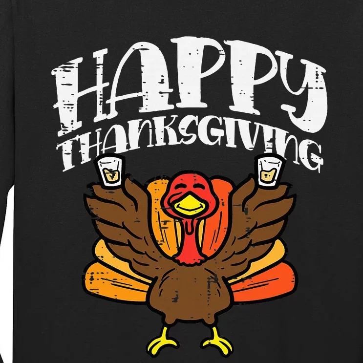 Thanksgiving Celebration Turkey Party Fun Tall Long Sleeve T-Shirt