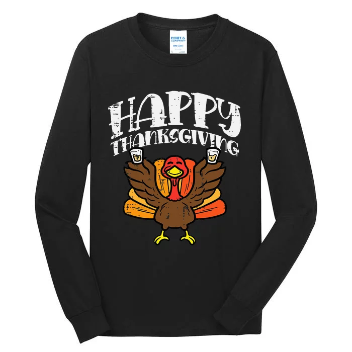 Thanksgiving Celebration Turkey Party Fun Tall Long Sleeve T-Shirt