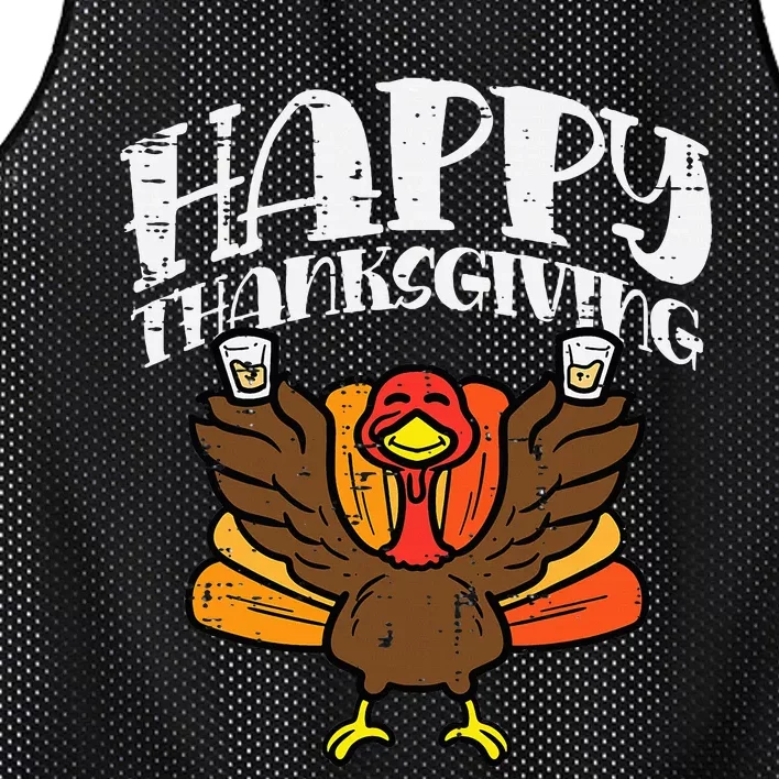 Thanksgiving Celebration Turkey Party Fun Mesh Reversible Basketball Jersey Tank