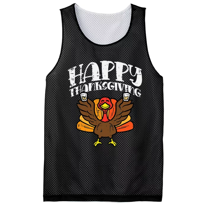 Thanksgiving Celebration Turkey Party Fun Mesh Reversible Basketball Jersey Tank