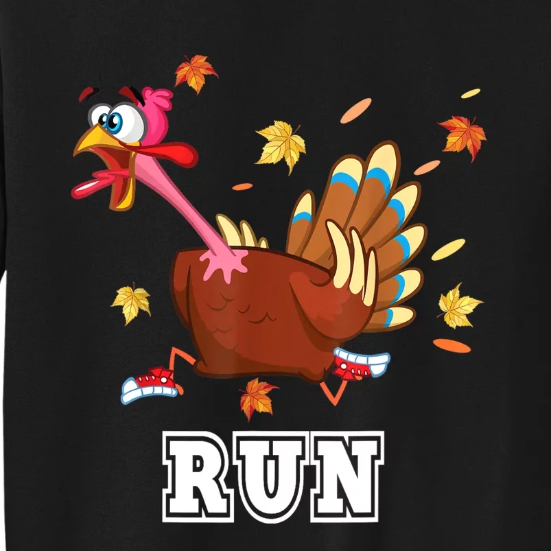 Thanksgiving Costume Turkey Run Running Turkey Trot Sweatshirt