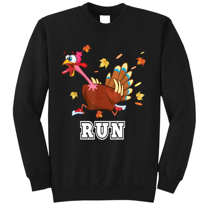 Thanksgiving Costume Turkey Run Running Turkey Trot Sweatshirt