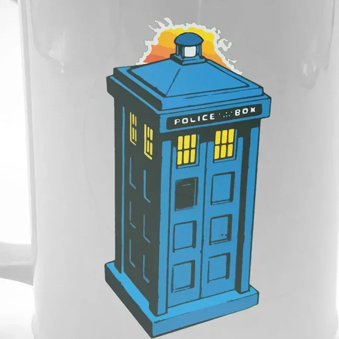 Tardis Comic Front & Back Beer Stein