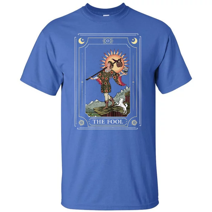 Tarot Card The Fool Witchy Vintage Halloween Themed Tall T-Shirt