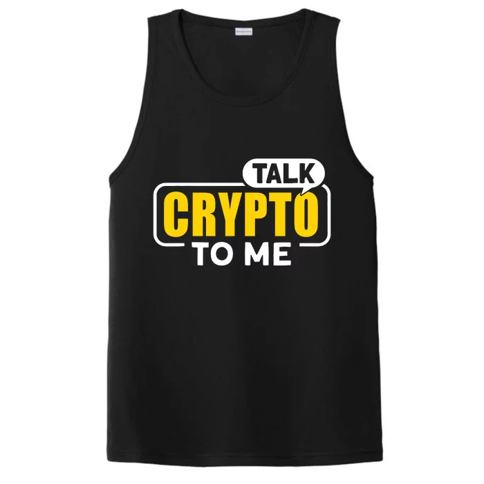 Talk Cypto To Me Performance Tank