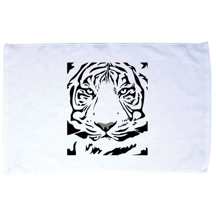 Tiger Cat Microfiber Hand Towel