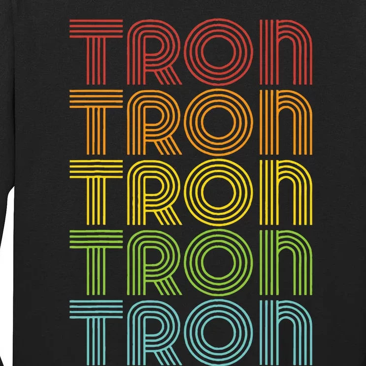 Tron Crypto Tall Long Sleeve T-Shirt