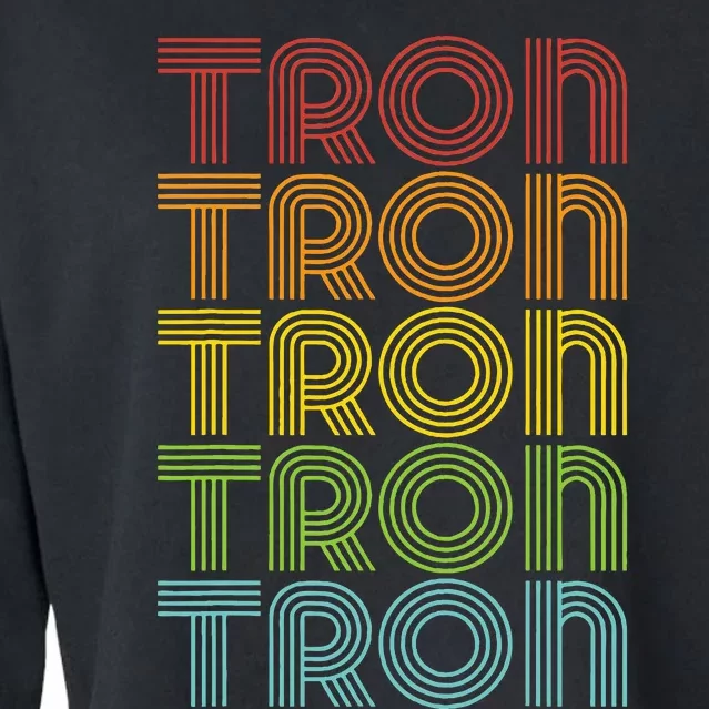 Tron Crypto Cropped Pullover Crew