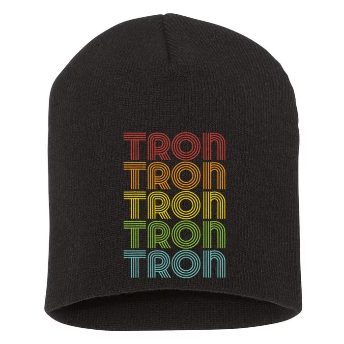 Tron Crypto Short Acrylic Beanie