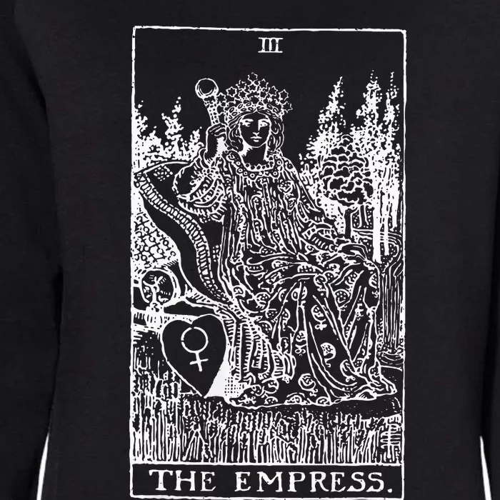 Tarot Card The Empress Womens California Wash Sweatshirt