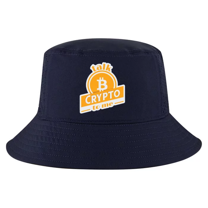 Talk Crypto To Me Bitcoin Cool Comfort Performance Bucket Hat