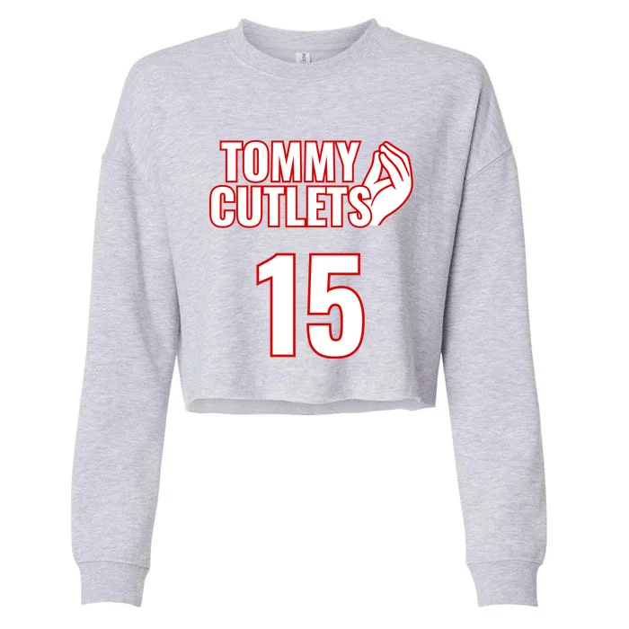 Tommy Cutlets Cropped Pullover Crew