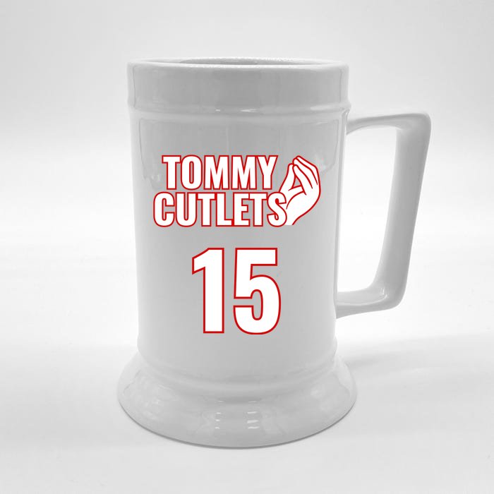 Tommy Cutlets Front & Back Beer Stein