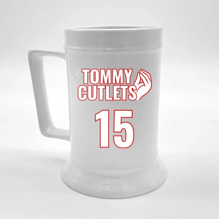 Tommy Cutlets Front & Back Beer Stein