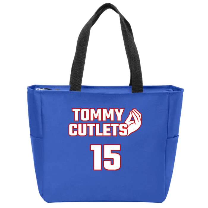 Tommy Cutlets Zip Tote Bag