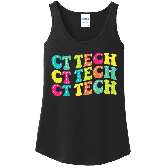 Technologist Ct Technologist Ct Tech Computed Tomography Ladies Essential Tank