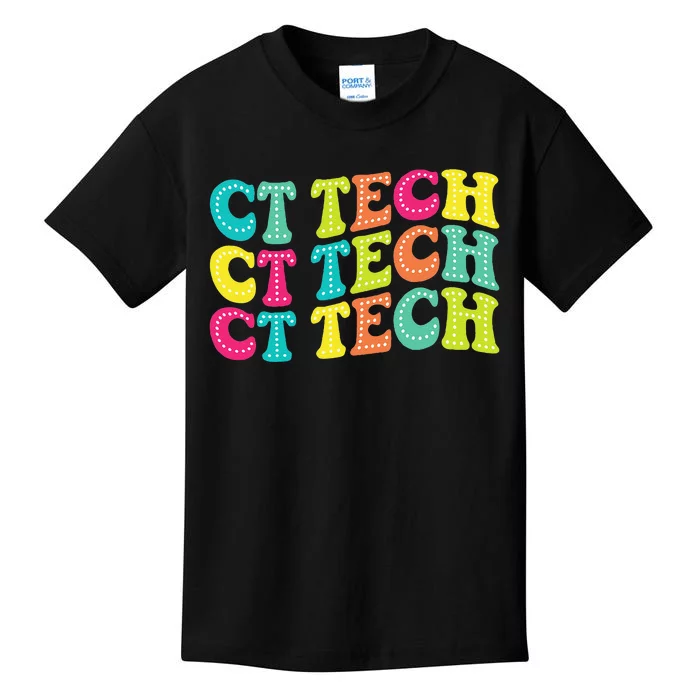 Technologist Ct Technologist Ct Tech Computed Tomography Kids T-Shirt