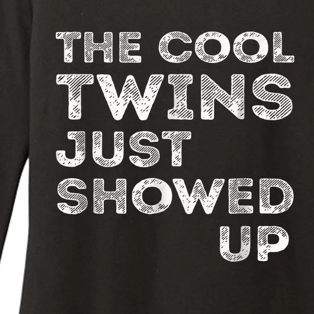 The Cool Twins Just Showed Up Funny Twins Womens CVC Long Sleeve Shirt