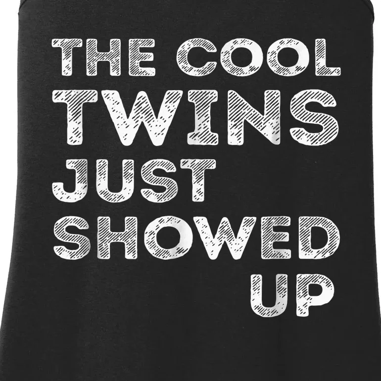 The Cool Twins Just Showed Up Funny Twins Ladies Essential Tank