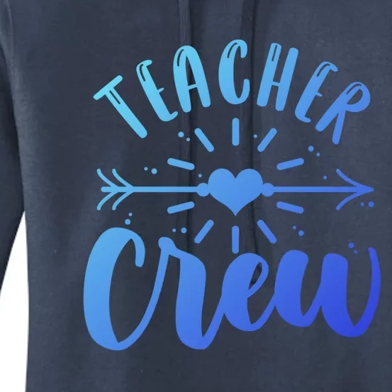 Teacher Crew Teacher Preschool Teacher Gift Women's Pullover Hoodie