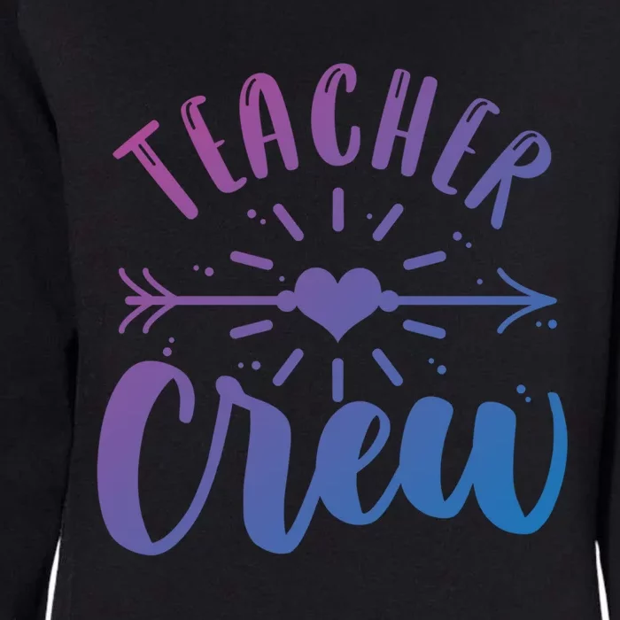 Teacher Crew Teacher Preschool Teacher Gift Womens California Wash Sweatshirt