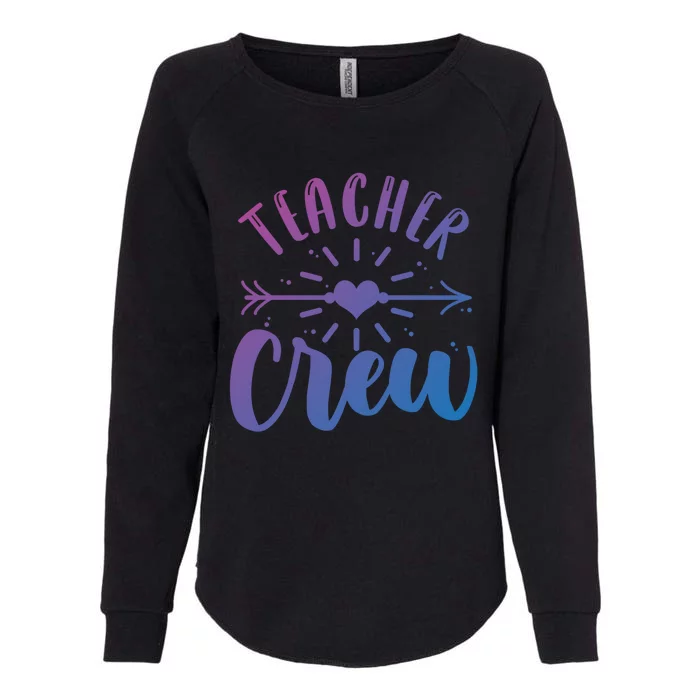 Teacher Crew Teacher Preschool Teacher Gift Womens California Wash Sweatshirt