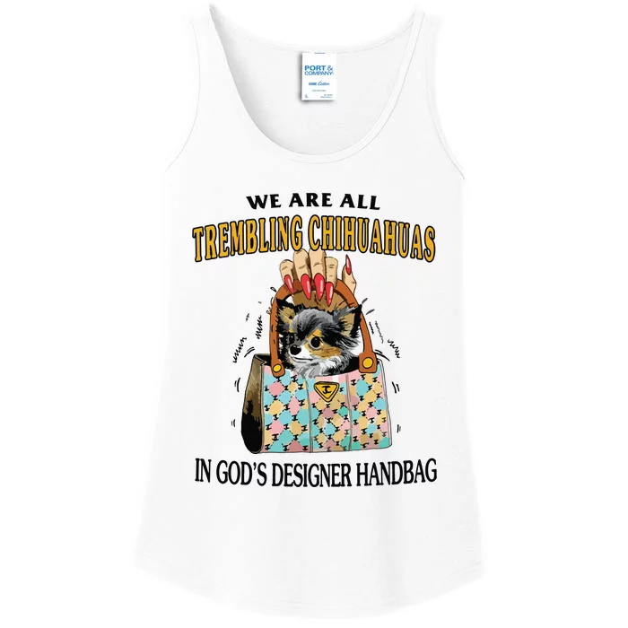 Trembling Chihuahua Ladies Essential Tank