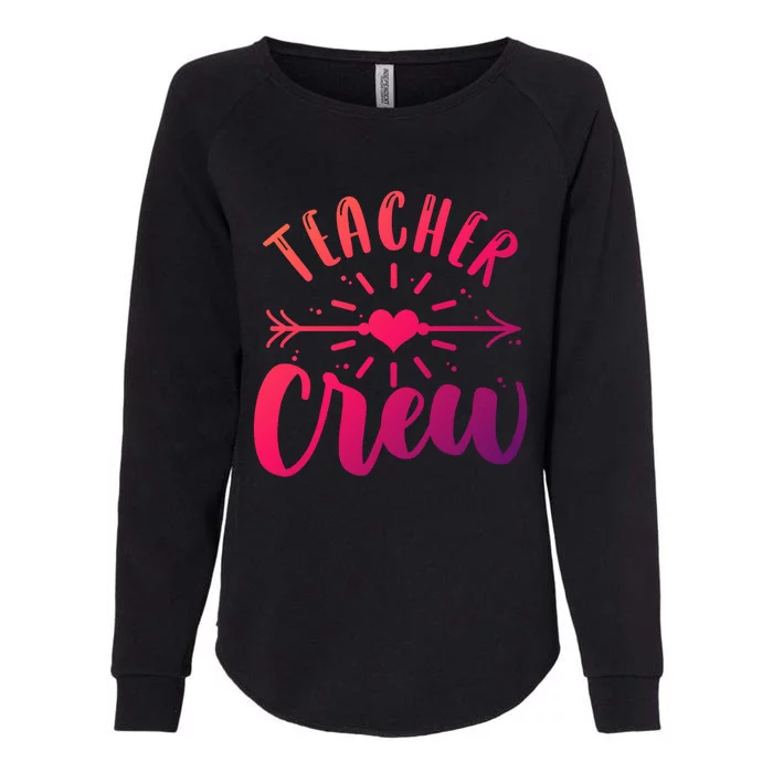 Teacher Crew Teacher Preschool Teacher Gift Womens California Wash Sweatshirt