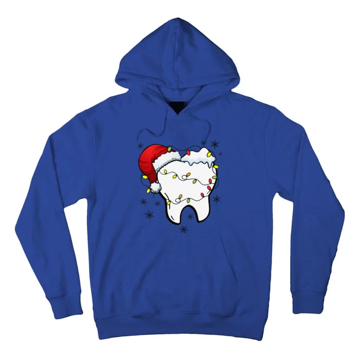 Teeth Christmas Tooth Dentist Dental Assistant Dentistry Tall Hoodie