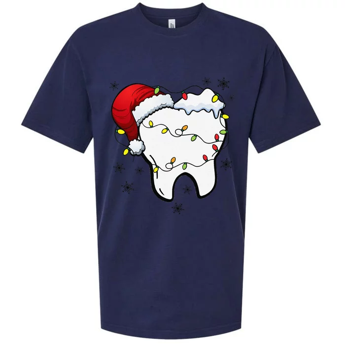 Teeth Christmas Tooth Dentist Dental Assistant Dentistry Sueded Cloud Jersey T-Shirt