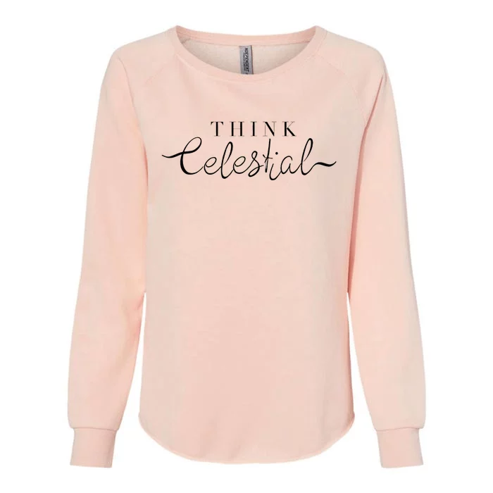 Think Celestial Womens California Wash Sweatshirt