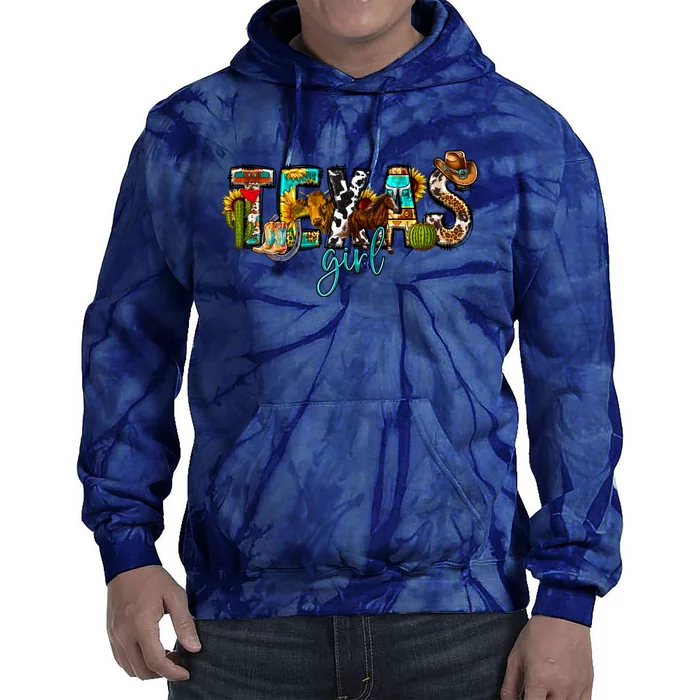 Texas Cowgirl Tie Dye Hoodie