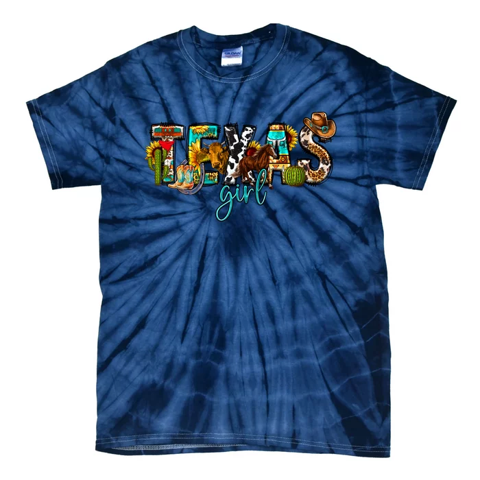 Texas Cowgirl Tie-Dye T-Shirt