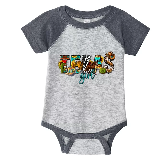 Texas Cowgirl Infant Baby Jersey Bodysuit