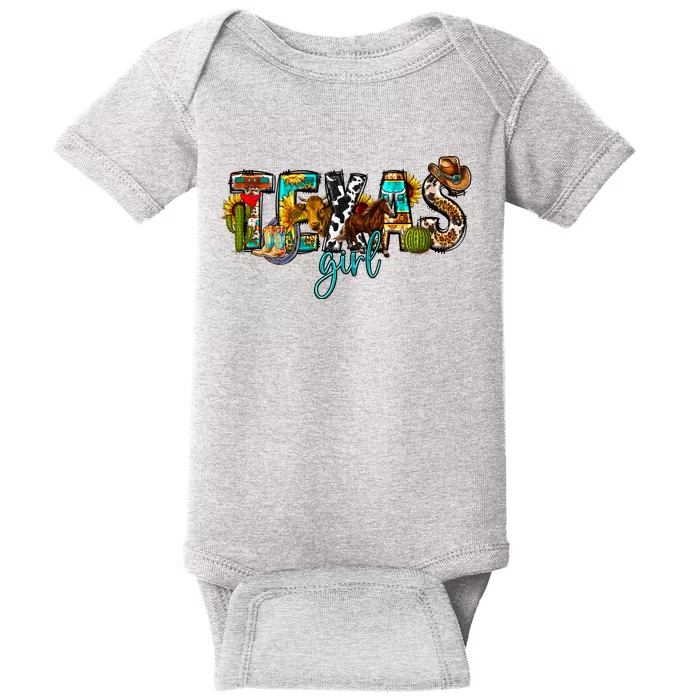 Texas Cowgirl Baby Bodysuit