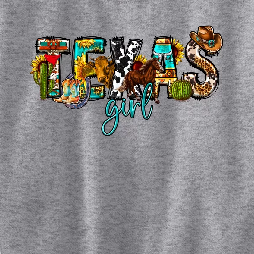 Texas Cowgirl Kids Sweatshirt