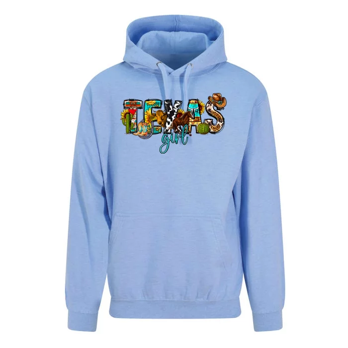 Texas Cowgirl Unisex Surf Hoodie