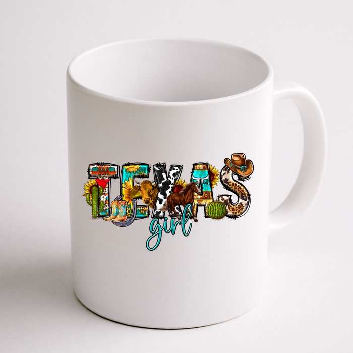 Texas Cowgirl Front & Back Coffee Mug